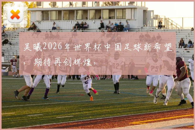吴曦2026年世界杯中国足球新希望，期待再创辉煌，